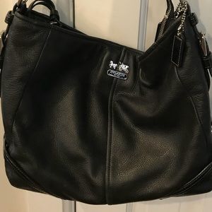 Black Leather Coach Purse
